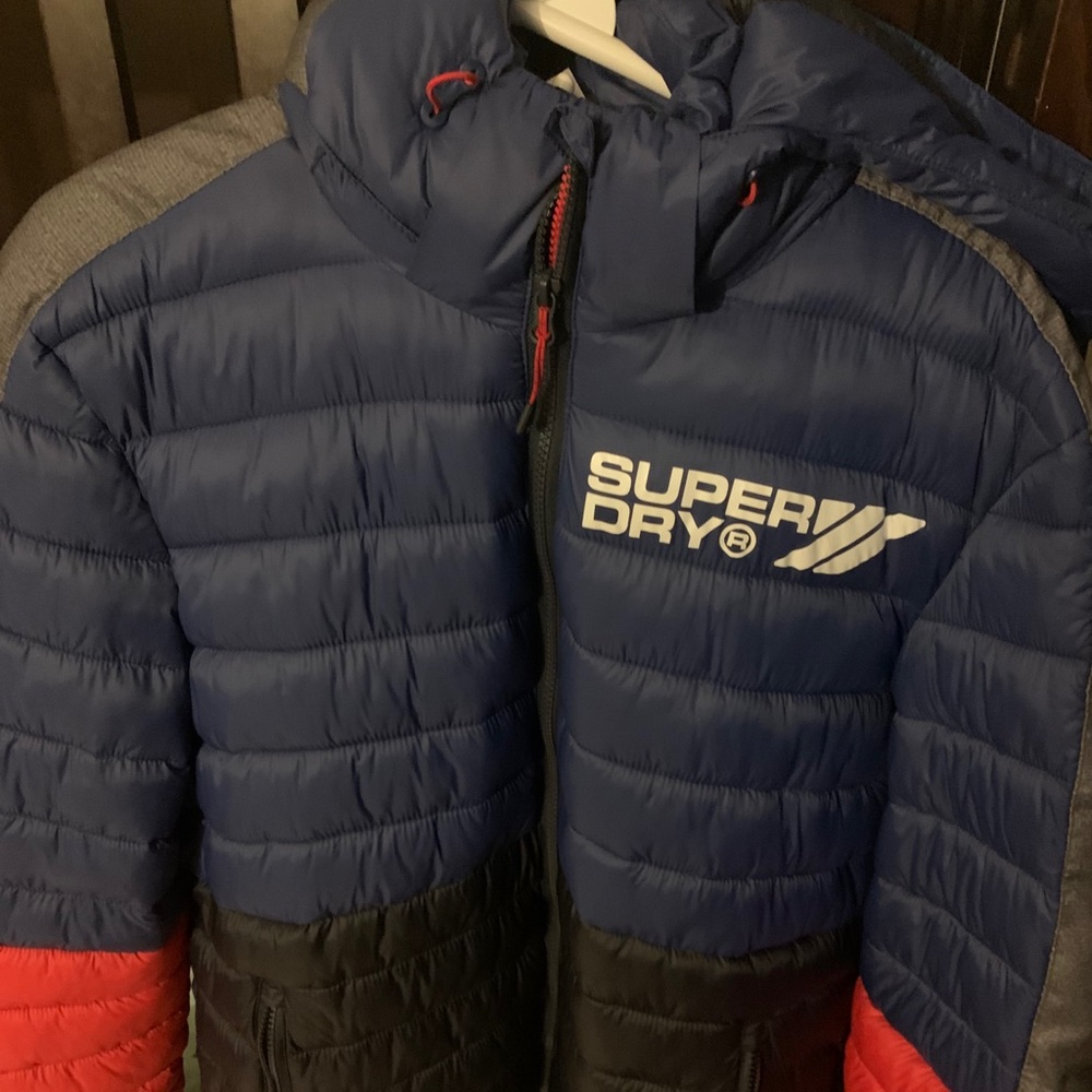 SUPERDRY MENS JACKET WITH HOOD